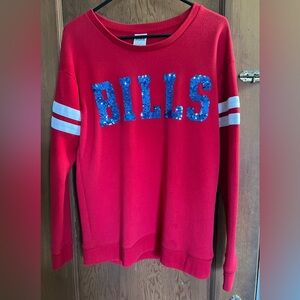 NFL Pink Victoria’s Secret Buffalo Bills Sweatshirt *RARE* Sz M